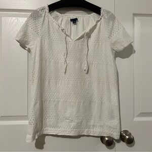 Tommy Hilfiger Eyelet Women's Top